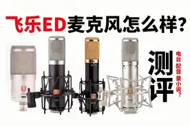 【测评】飞乐ED电容麦克风，国产性价比录音电台配音麦克风话筒视频封面