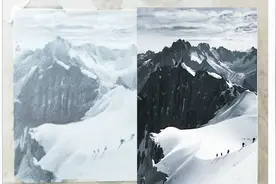 素描风景画，只需简单几步，就能“征服”一座雪山！视频封面