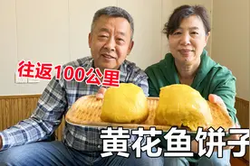 开车往返100公里，就为了吃这黄花鱼饼子？视频封面