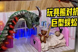 模型：一到深夜就出现的巨型蜈蚣，却被小小玩具熊打败？视频封面