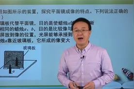 2020年山东青岛中考物理第8题：探究平面镜成像的实验视频封面