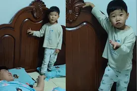 妈妈不让爸爸加班赚钱，被4岁儿子霸气教育，爸爸瞬间乐坏了视频封面