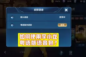 如何使用李小龙的粤语版语音？视频封面