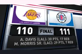 NBA全场集锦：湖人110-111快船 浓眉空砍30+17雷吉准绝杀视频封面