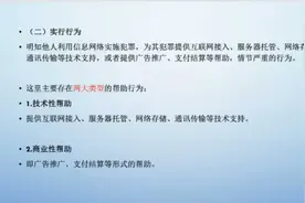 帮助信息网络犯罪活动罪的构成要件：实行行为视频封面