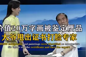 20万字画被鉴定赝品，大爷甩出证书打脸专家，最终结果如何？视频封面