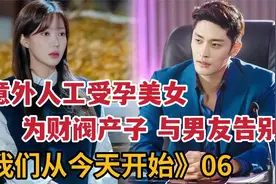 意外人工受孕美女为财阀产子，与男友告别《我们从今天开始》6视频封面
