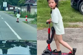 5岁萌娃“离家出走”骑滑板车5公里找奶奶，对爸爸眼神杀加速前进视频封面