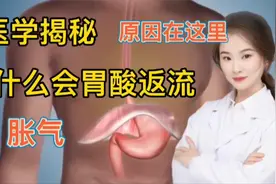 医学揭秘 为什么有些人会有胃灼热 胃酸反流 胃胀 原来这个原因视频封面