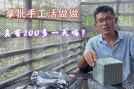 网友问手工活的情况，小伙拿一批自己做做，看看有没有200多一天视频封面