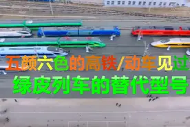 五颜六色的各种型号高铁见过没，外国网评：最慢的也有160千米视频封面