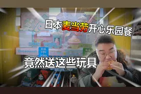 日本麦当劳开心乐园餐竟然送这种玩具！小孩真的玩吗？！视频封面