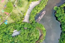 航拍平湖公园：衡阳城区面积最大的免费健身公园 曾经是火葬场视频封面