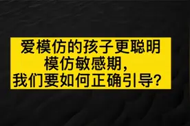 爱模仿的孩子更聪明？模仿敏感期，要如何正确的引导？视频封面