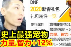 DNF2020新春礼包更新！宝哥：今年加强最大的是至尊宠物！视频封面