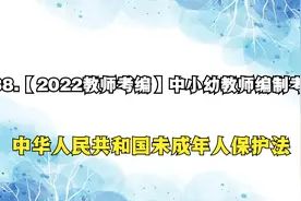 38. 【2022考编】-《中华人民共和国未成年人保护法》【转载】视频封面