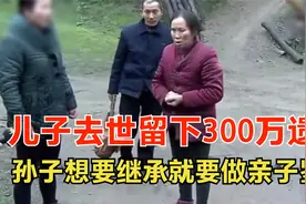 儿子去世留下300万遗产，奶奶怀疑孙子非儿子亲生，当场开棺鉴定视频封面