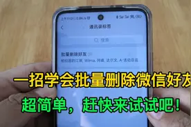 一招学会微信批量删除好友，超简单，赶快来试试吧！视频封面