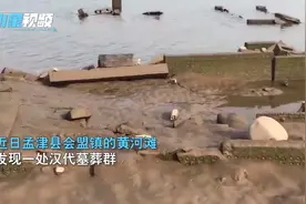 洛阳黄河滩惊现汉代墓葬群，汉代空心砖遍布河滩，考古人员已进驻视频封面