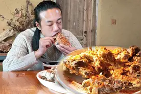 猪骨头这样做，直接大块啃7斤都不够吃，外酥里嫩太解馋了视频封面