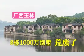 广西玉林寒山水库边，8栋价值1000万的别墅，荒废25年成了养鸡场视频封面