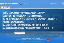 山东省不动产查询证明区全面上线视频封面