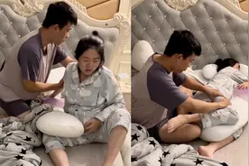 孕晚期有多辛苦？女子睡觉1小时醒一次，丈夫心疼不已全程照顾视频封面