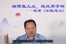 “细雨鱼儿出，微风燕子斜”颠沛流离的杜甫终于安身在溪畔的草堂视频封面