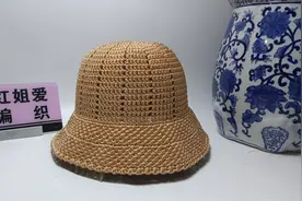 教你钩织一顶2023新款夏凉帽，花型简约大方，帽子舒适透气很好学视频封面