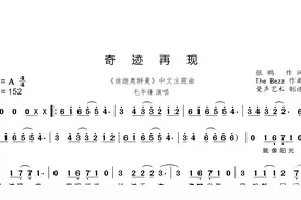迪迦奥特曼中文主题曲，《奇迹再现》数字简谱歌谱，你能跟上吗？视频封面