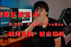 高画质背后的视频压缩技术/帧间编码/帧内编码/H264/ProRes/H265视频封面