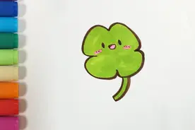 儿歌多多儿童简笔画 四叶草 学画带来好运气的卡通四叶草视频封面