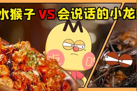 水猴子吃小龙虾？！会说话的小龙虾是个什么味儿？视频封面