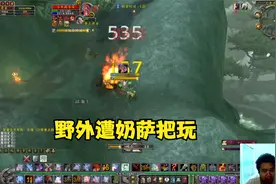 魔兽TBC:野外遭奶萨按在地上锤，锤的很轻，很温柔。视频封面