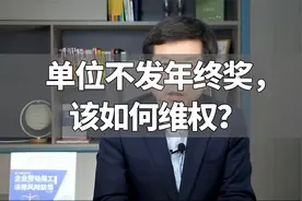 单位不发年终奖，该如何维权？视频封面