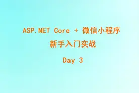 微信小程序前后端开发入门3：小程序端通过API获取商品数据视频封面