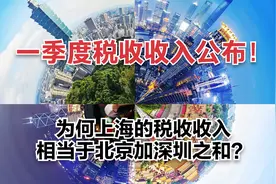 一季度税收收入公布！为何上海的税收收入相当于北京加深圳？视频封面