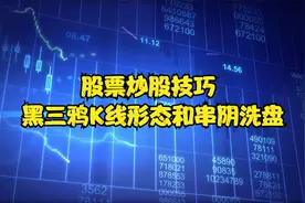 股票炒股技巧 黑三鸦K线形态和串阴洗盘视频封面