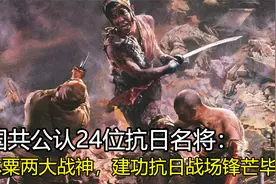国共公认24位抗日名将：贺炳炎独臂挥刀气壮山河，左权万古流芳视频封面