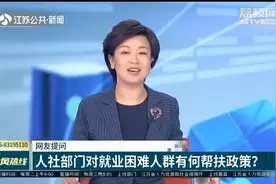 就业困难人群有何帮扶政策？江苏省人社厅副厅长现场介绍视频封面