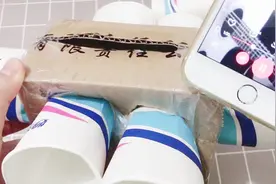 妹子自制杯子简易音响，会像抖音那样音质爆棚吗？看看结果如何视频封面