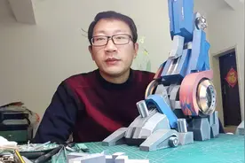 小折挑战1.3米电影级擎天柱高精度纸模-腿部制作篇-66视频封面