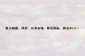 强力卸载，鸿蒙，应用市场，修复图标，修复BUG）【转载】视频封面