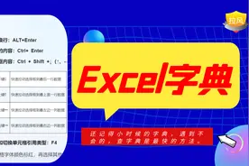 别人在学各种excel时，我只用这个字典查询就够了视频封面