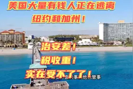 美国有钱人正大量逃离纽约和加州！各州人口结构或发生重大改变！视频封面