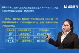 二建《建筑实务》案例必会17：安全检查评定等级 学浪计划视频封面