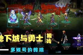 【地下城与勇士】DNF单账号多角色好还是多账号少角色搬砖好呢视频封面