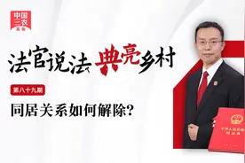 [法官说法]同居关系如何解除？视频封面