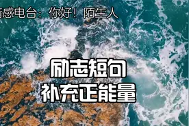 情感电台：20句心灵鸡汤励志经典语录，句句精辟触动人心视频封面