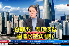 白颖杰:专项债券，稳增长主线利好！视频封面